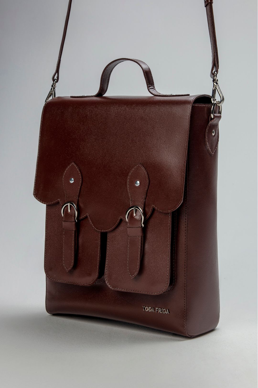 satchel bolsa brown