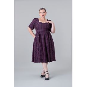 01-vestido-midi-xadrez-lagertha-wine